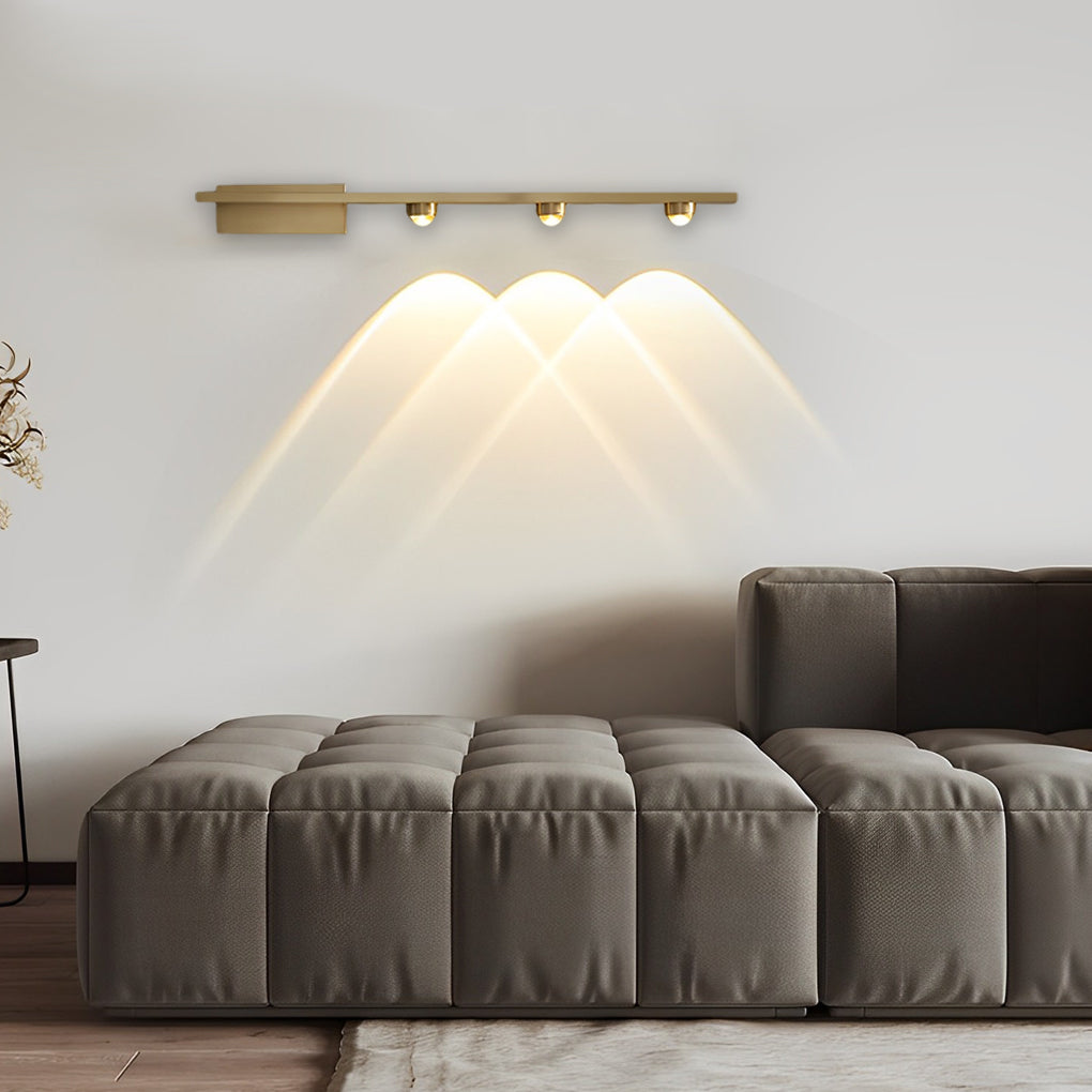 Copper Led Washer Wall Sconces Li002492