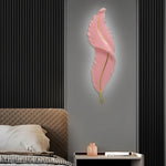 Creative Feather Wall Light Led White Luxury Modern Wall Sconce Lamp Lighting