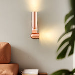 Simple Iron Cylinder Adjustable Up And Down Lighting Modern Wall Lamp