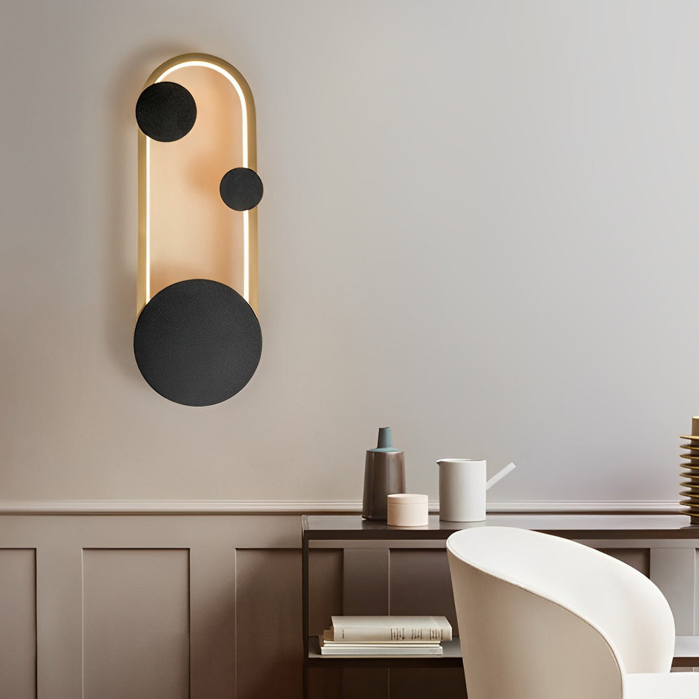 Round Decor Wall Sconce Ha082583