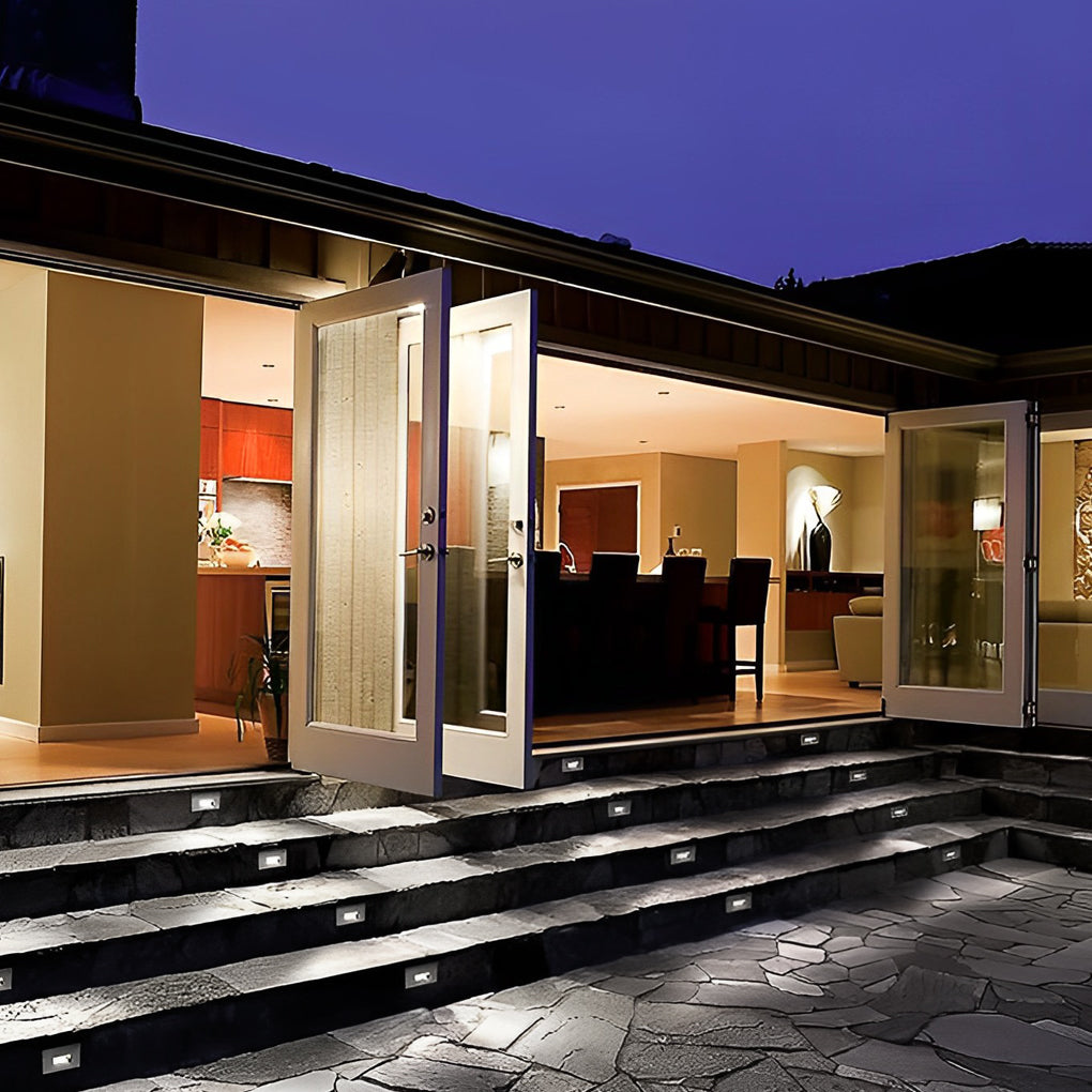 Rectangular Grilles 3W Led Ip65 Stair Wall Reccessed Lights Integrated Step Lighting