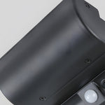 Outdoor Black Led Solar Wall Lights