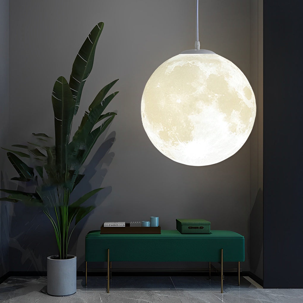 Moon White Pendant Lamp Ha076610