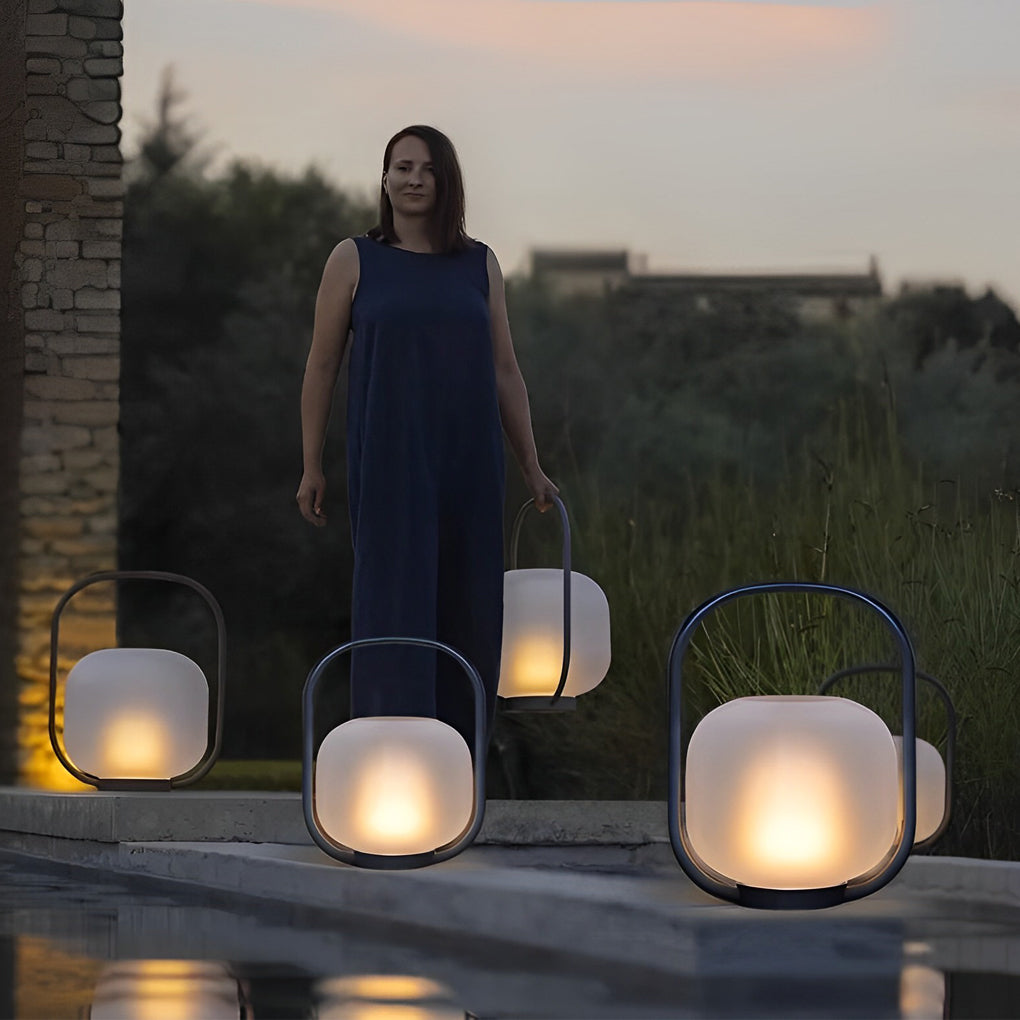 Portable Solar Powered Outdoor Floor Lamp Ha092517