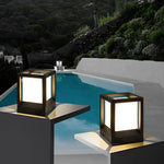 Square Modern Solar Fence Post Lights Li002272