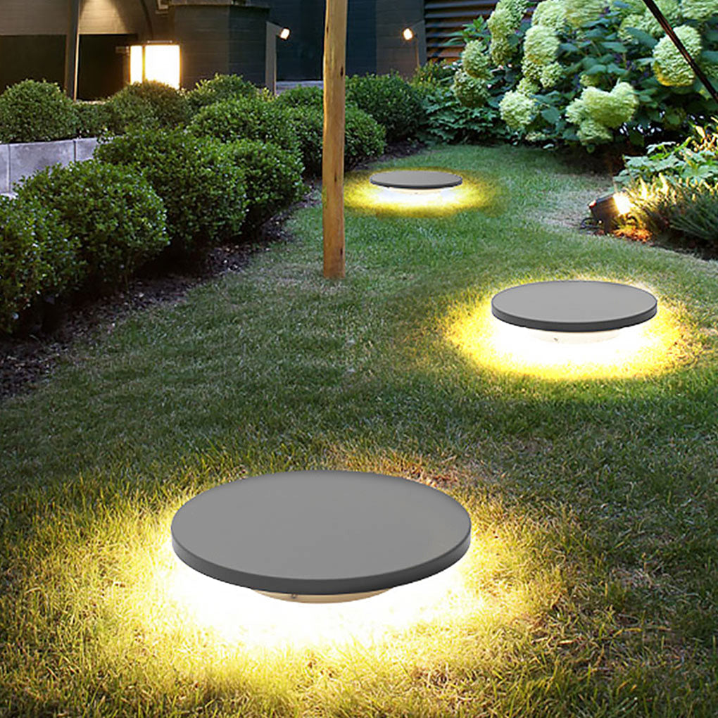 Outdoor Flat Grass Solar Light Led Landscape Ground Lights For Villa Gardenoutdoor Waterproof Grass Light Solar Led Ground Lights For Villa Garden