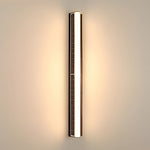 Long Acrylic Led Solar Outdoor Wall Light Waterproof Linear Wall Mounted Lighting