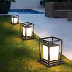 Outdoor Solar Fence Post Lights Ha077814