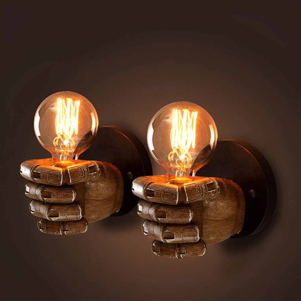 Hand Fist Shaped Wall Lamp Li002382