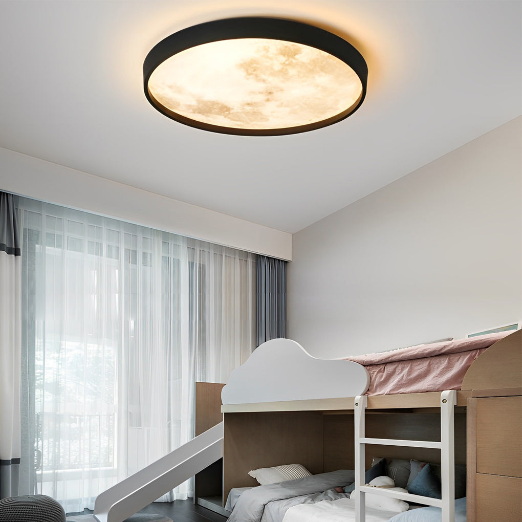Creative Moon Modern Flush Mount Lighting Li002176