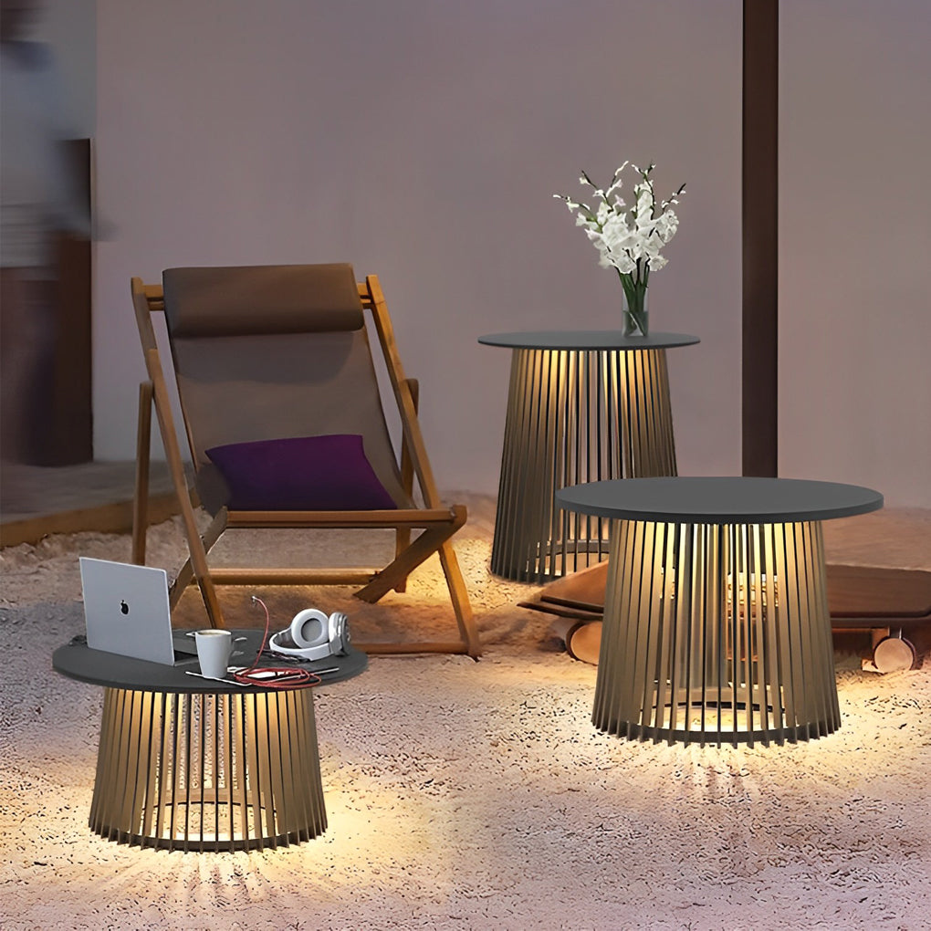 Round Solar Outdoor Lantern Ha088201