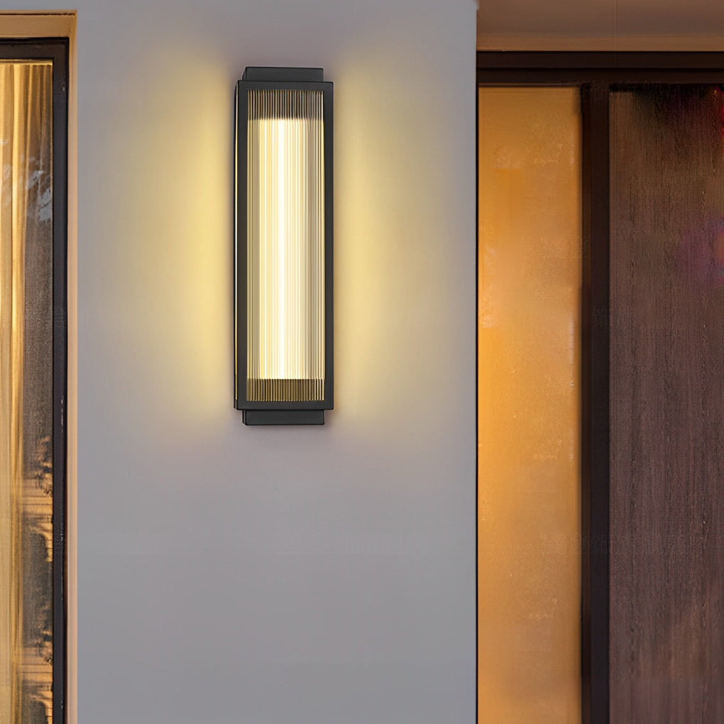 Rectangular Led Modern Outdoor Wall Light Ha084818