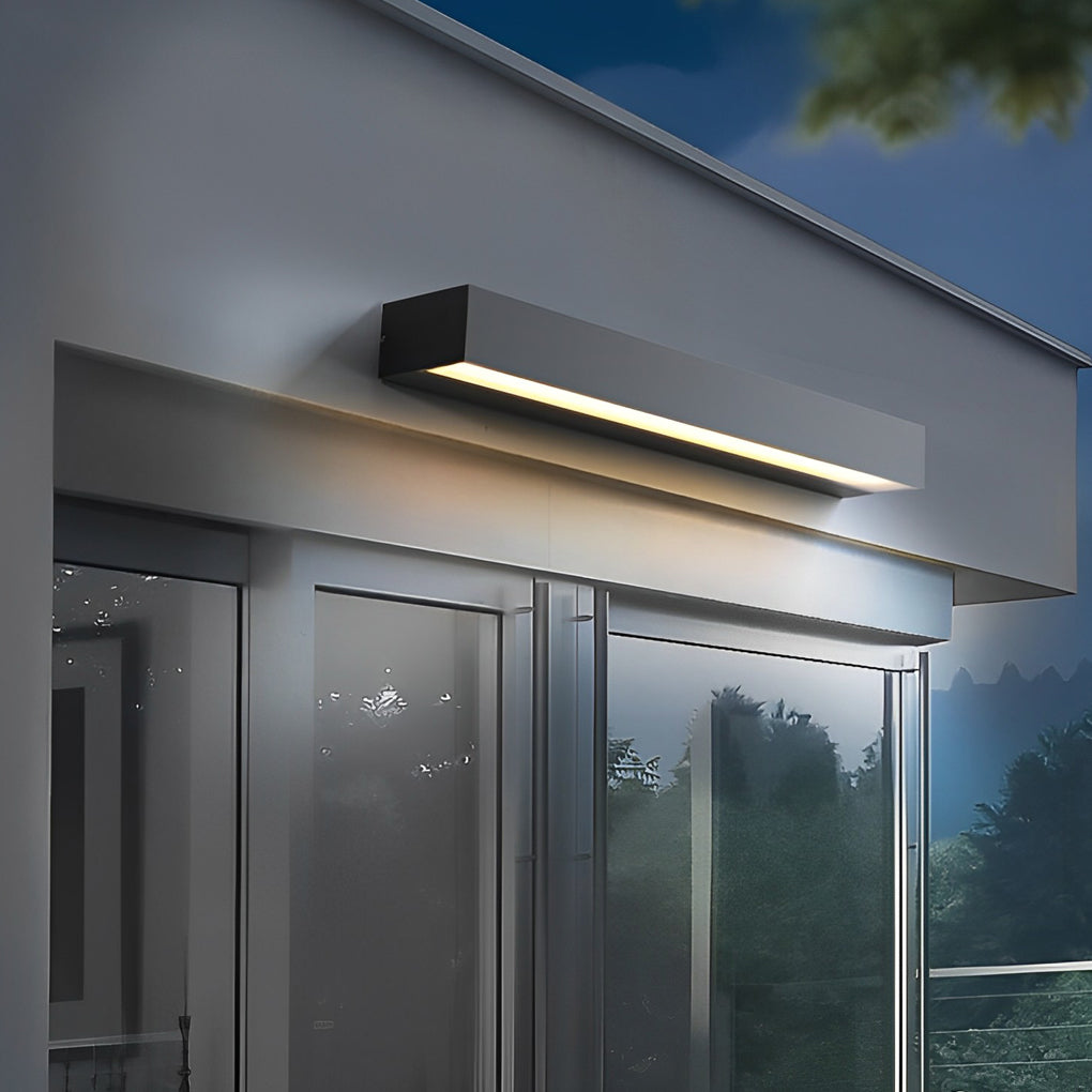 Minimalist Strip Outdoor Wall Light Ha080832