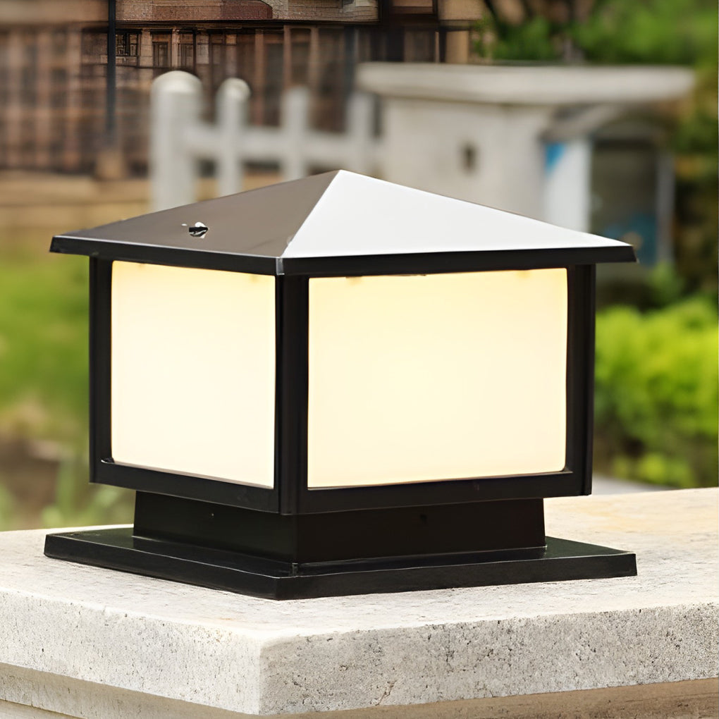 Square Led Waterproof Solar Fence Post Lights Li001994