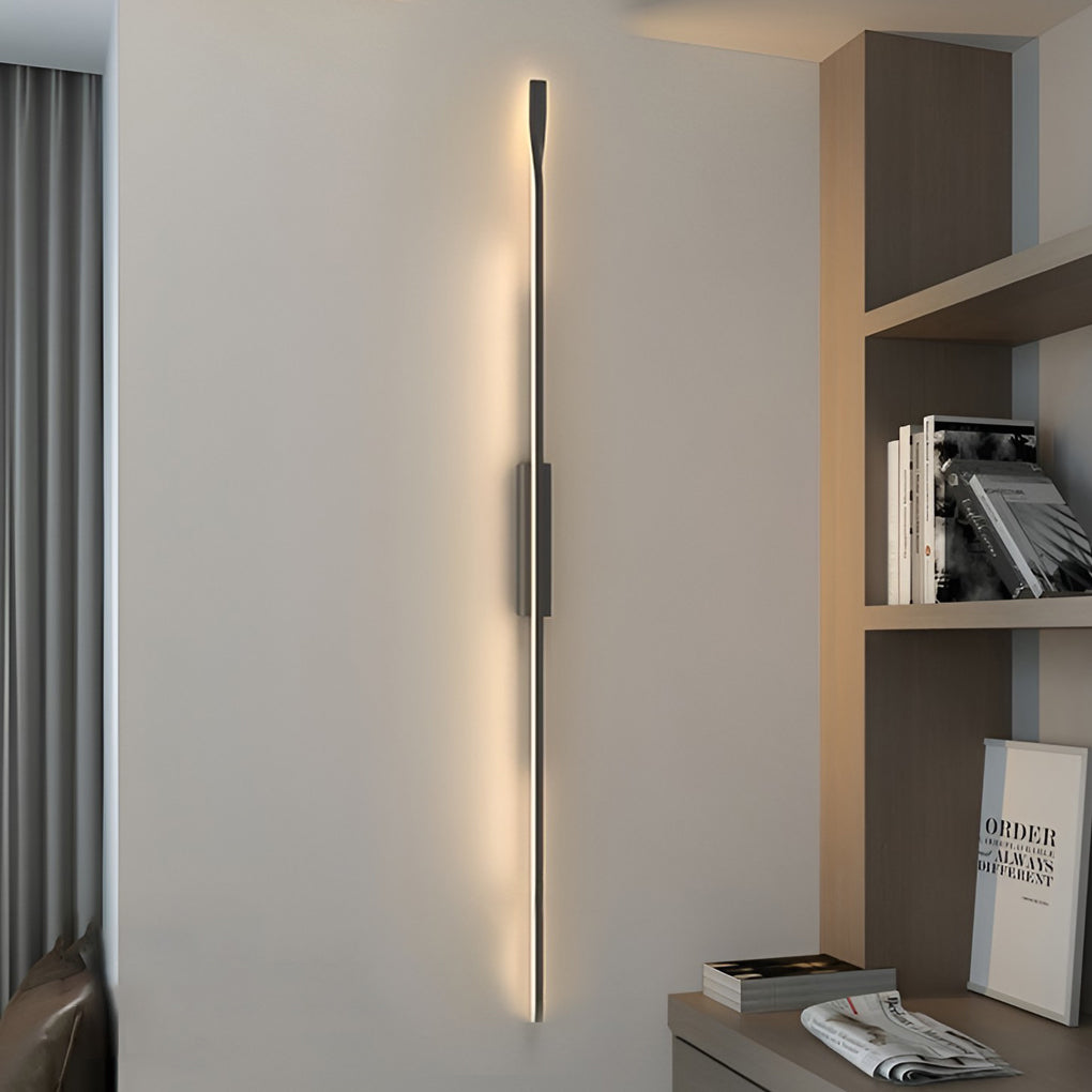 Linear Strip Led Black Nordic Wall Lamp