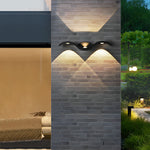Outdoor Seagull Creative Wavy Wall Mounted Up Down Led Lighting