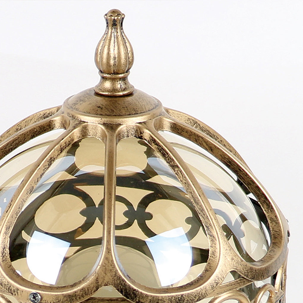Round Ball Fence Post Lights Ha080221