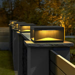 Square Solar Fence Post Light Ha082503