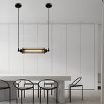 Retro Led Black Pendant Light Ha077320