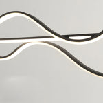 40 Sleek Wave Modern Pendant Light With Dimmable Led