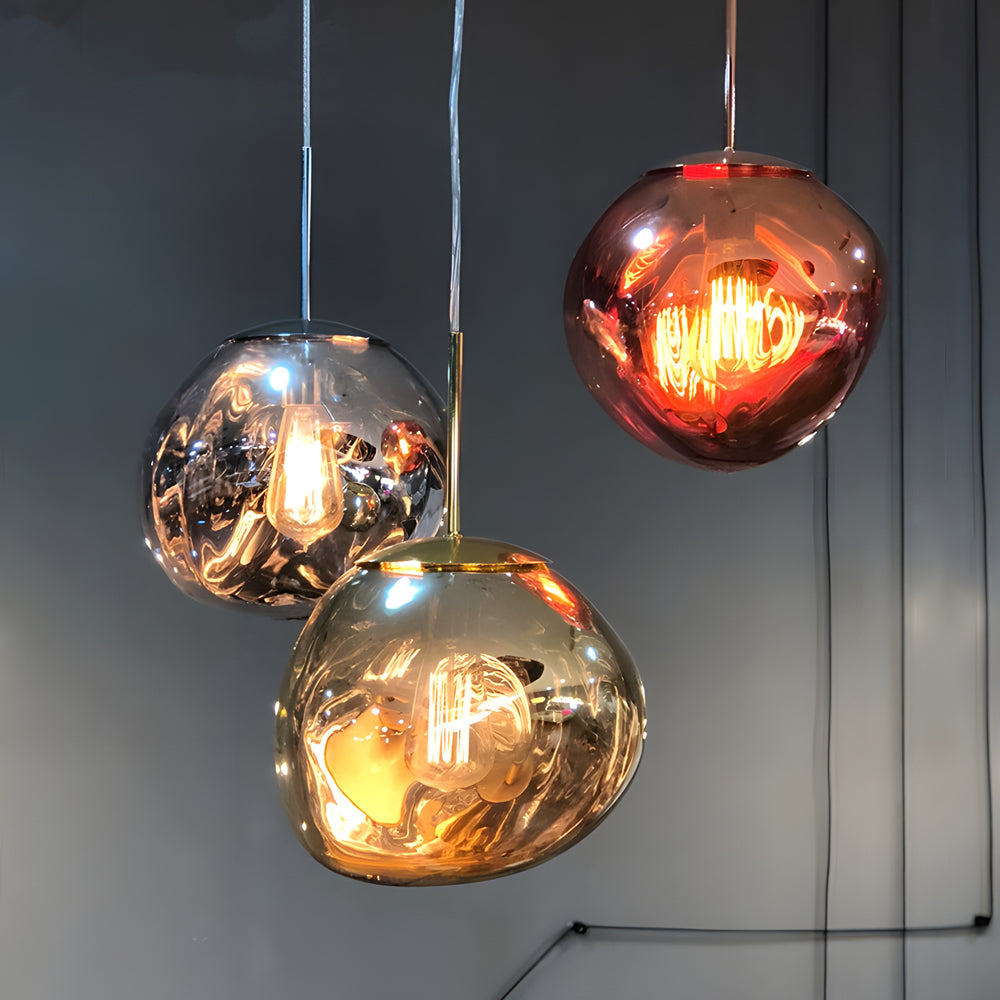 Irregular Glass Ball Pendant Light Li002796