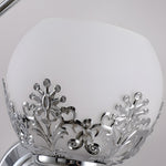 2 Light Glass Flower Led Simple European Style Wall Sconces Lighting