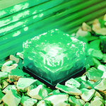 2V Mount Free Ice Cube Lights Colorful Modern Smart Solar Outdoor Step Lighting