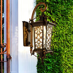 Retro Pattern Outdoor Wall Lamp Ha083047