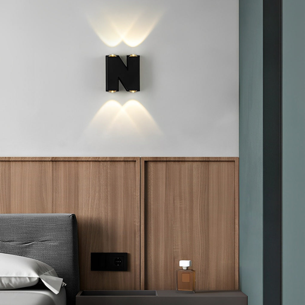 Creative Letters Outdoor Wall Sconce Lighting Ha082381
