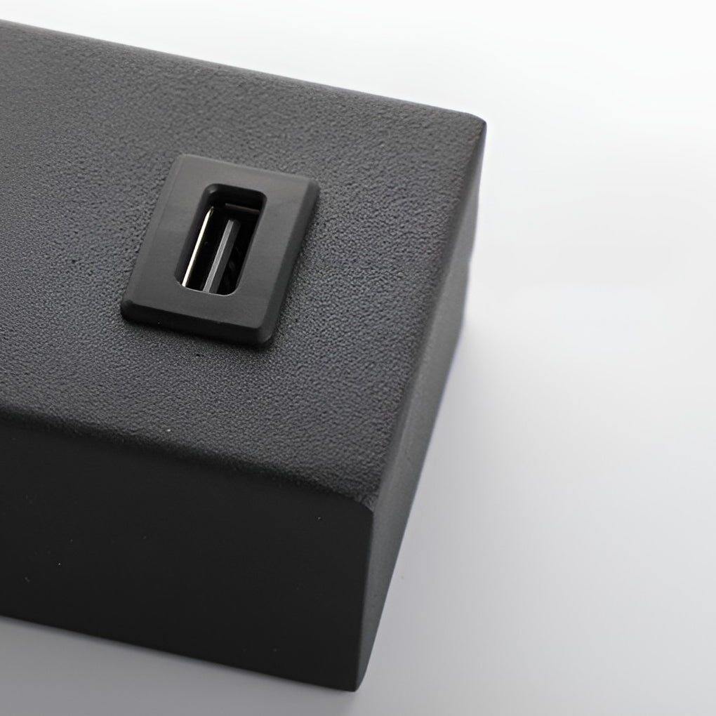 Rectangular Wall Lamp With Switch Usb Charging Port Li002008