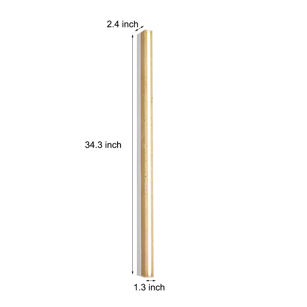 Strip Yellow Japanese Style Wall Lamp Ha098902