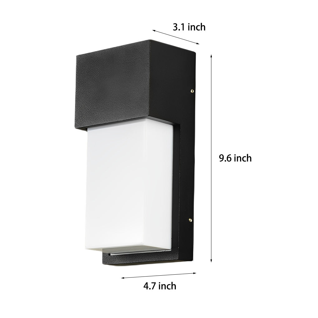 Rectangular Outdoor Wall Light Ha092010