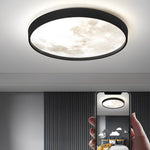 Creative Moon Modern Flush Mount Lighting Li002176