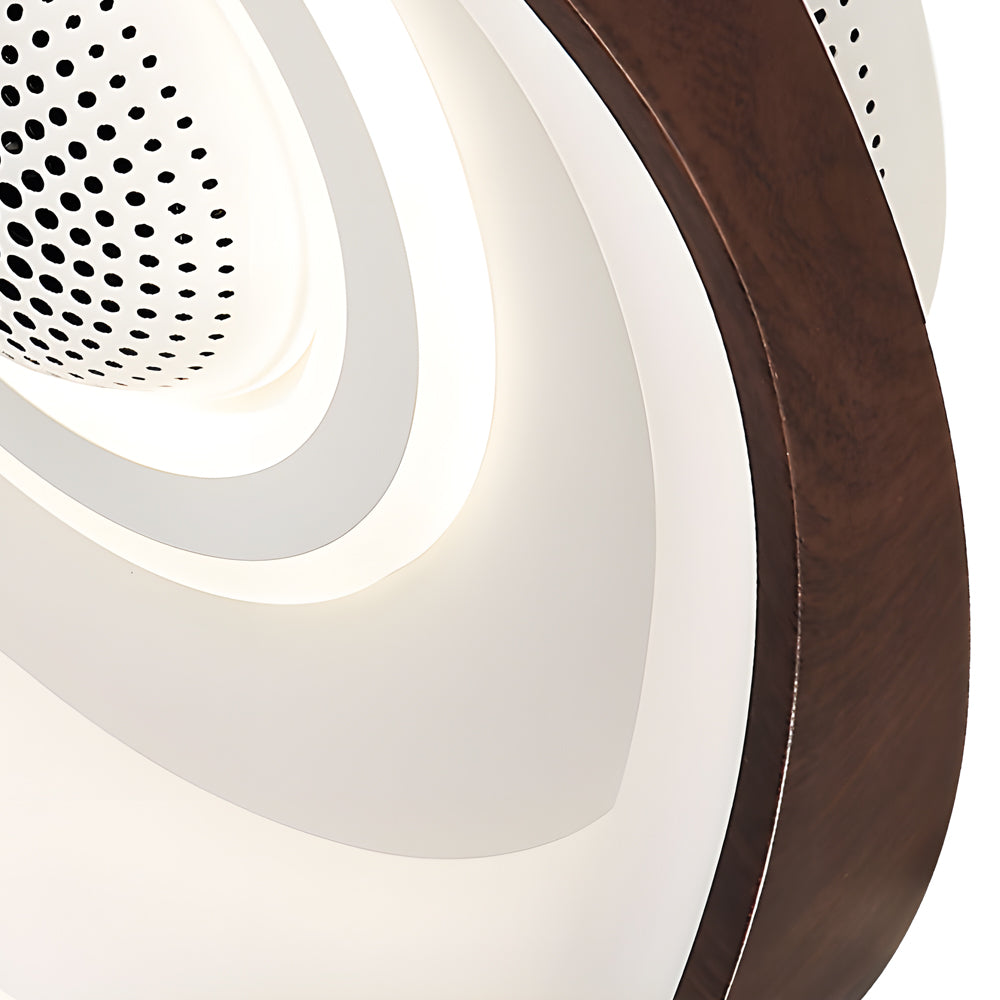 20 Modern Round Bladeless Ceiling Fan With Dimmable Led Light