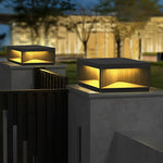 Square Solar Fence Post Light Ha082503
