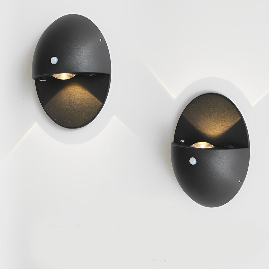Oval Shape Usb Rechargeable Wall Lamp Ha082560