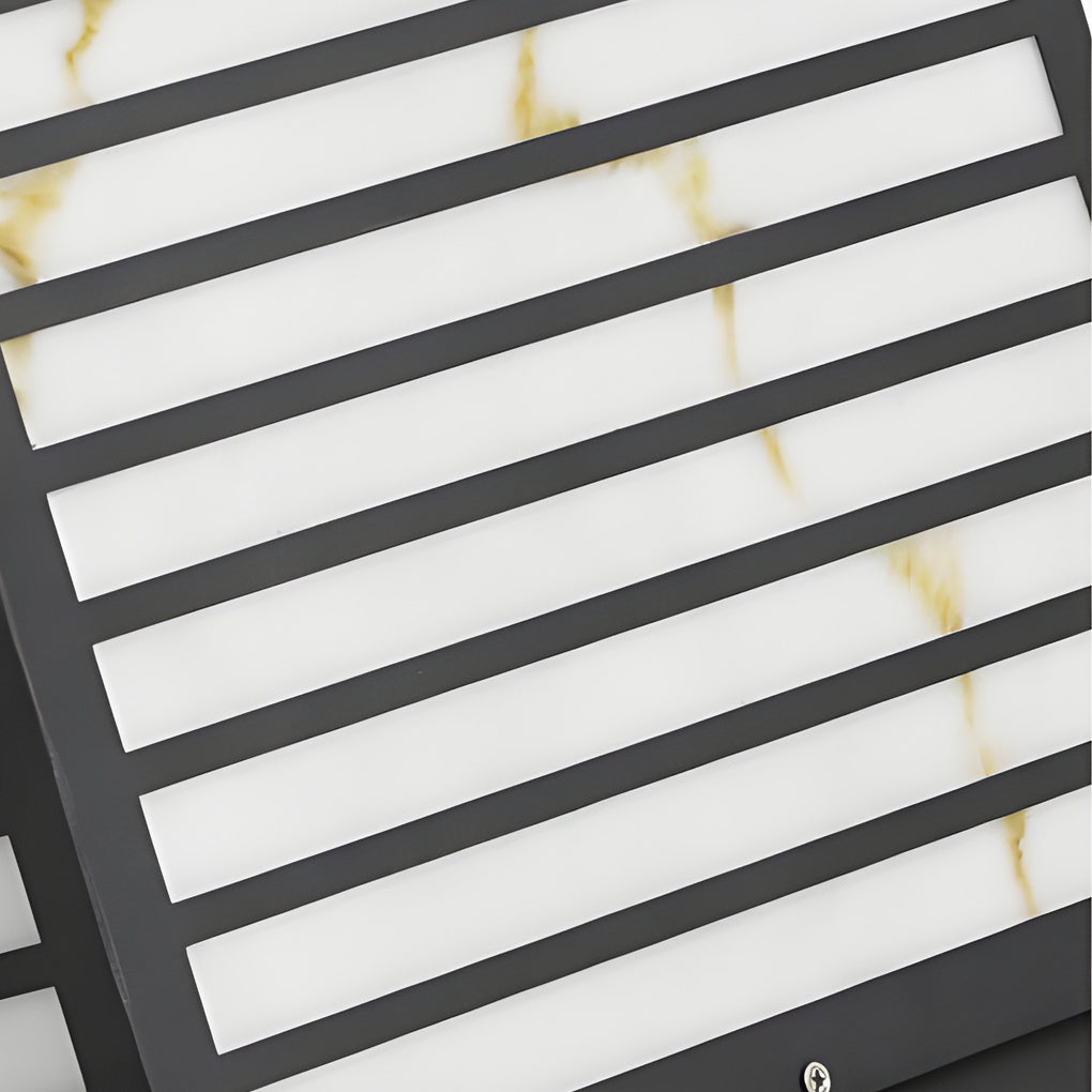 Square Ip65 Waterproof Led Solar Modern Outdoor Deck Post Lights Pillar Light