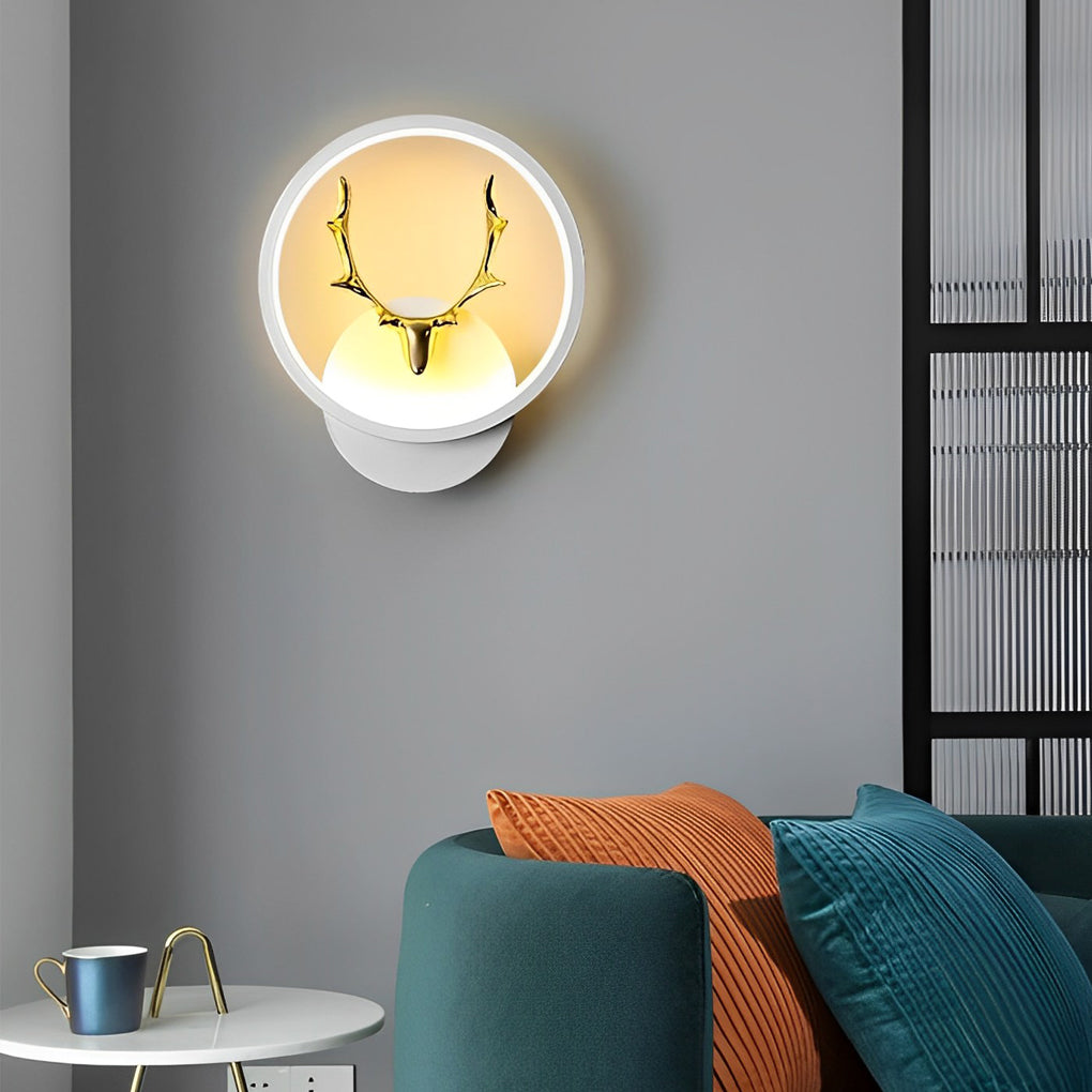 Creative Antlers Design Led Modern Wall Lamp Li002233