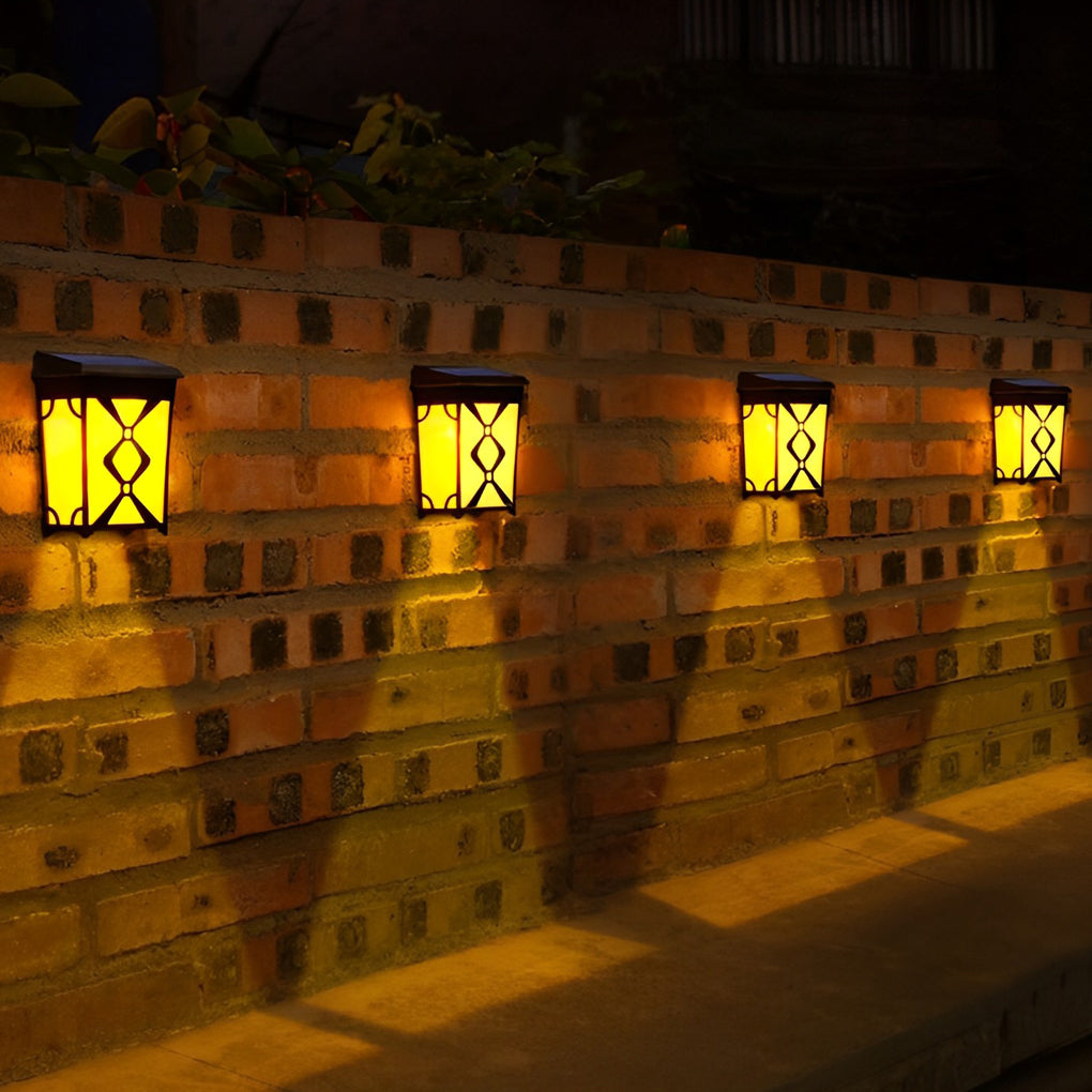 2Pcs Motion Sensor Solar Wall Lights Li002293