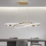 Wavy Double Ceiling Hanging Lamp Li002264
