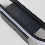 Minimalist Long Strip Aluminum Led Black Nordic Wall Lights Indoor
