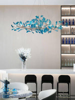 acrylic-ginkgo-leaf-chandelier