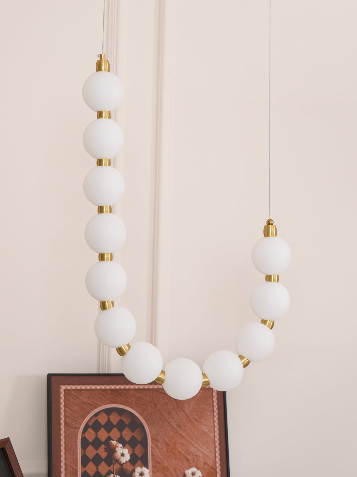 Pearl Necklace Chandelier