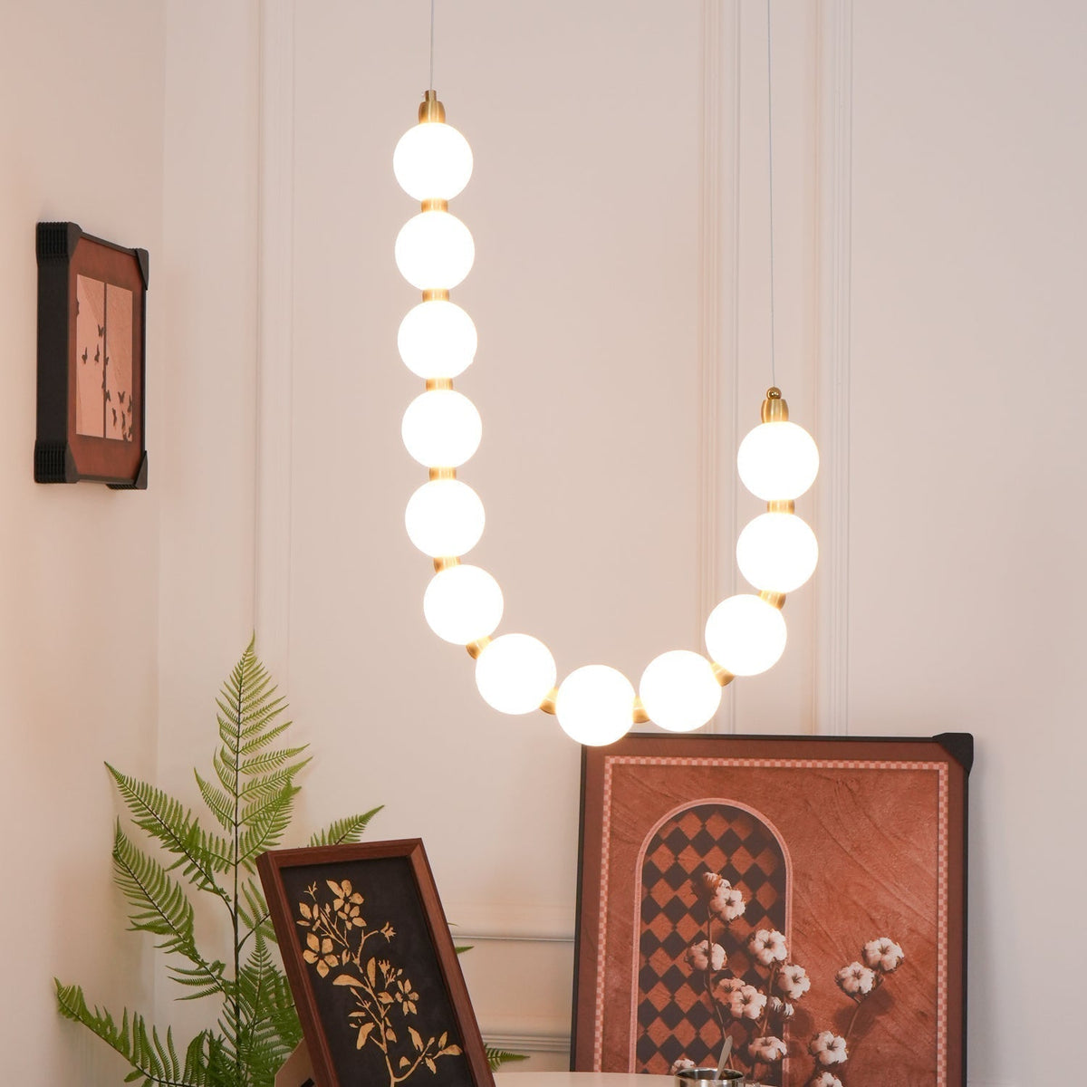 Pearl Necklace Chandelier