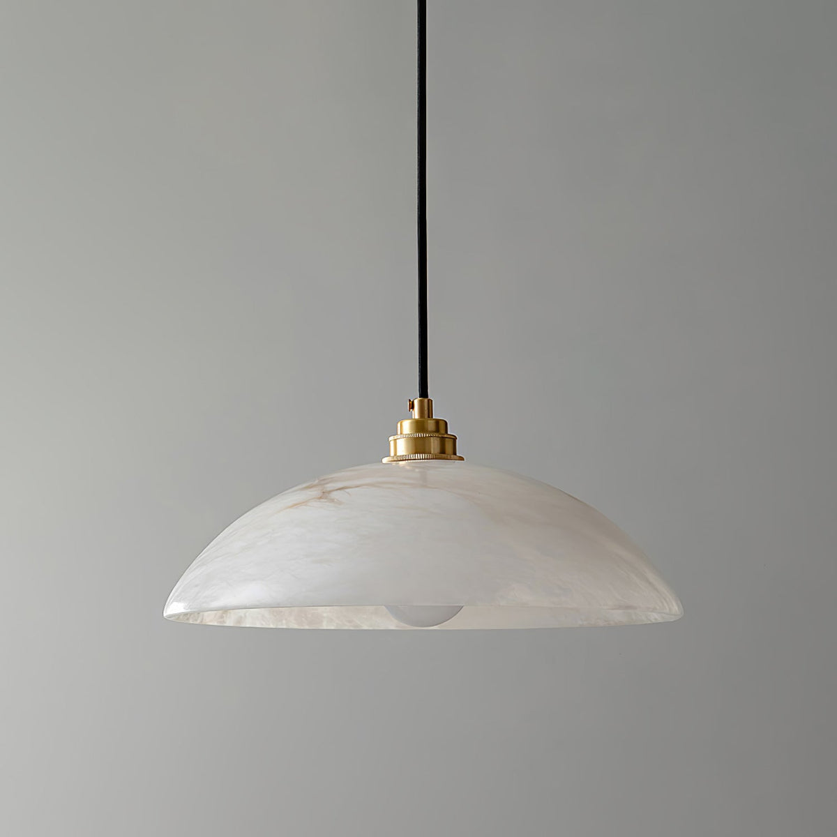 Alabaster Dome Pendant Lamp