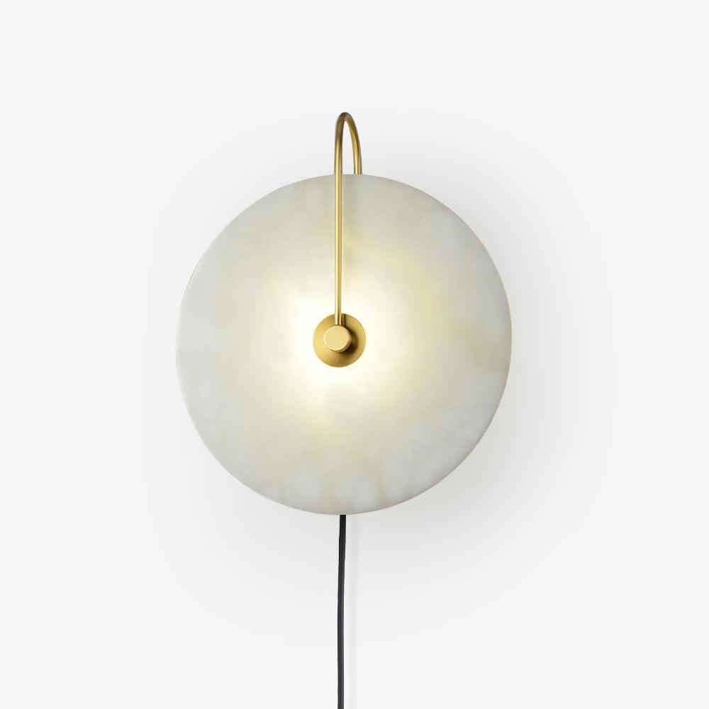 Alabaster Led Plug In Wall Lamp