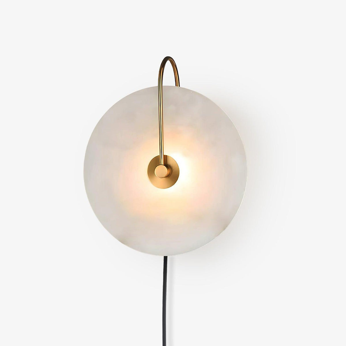 Alabaster Led Plug In Wall Lamp