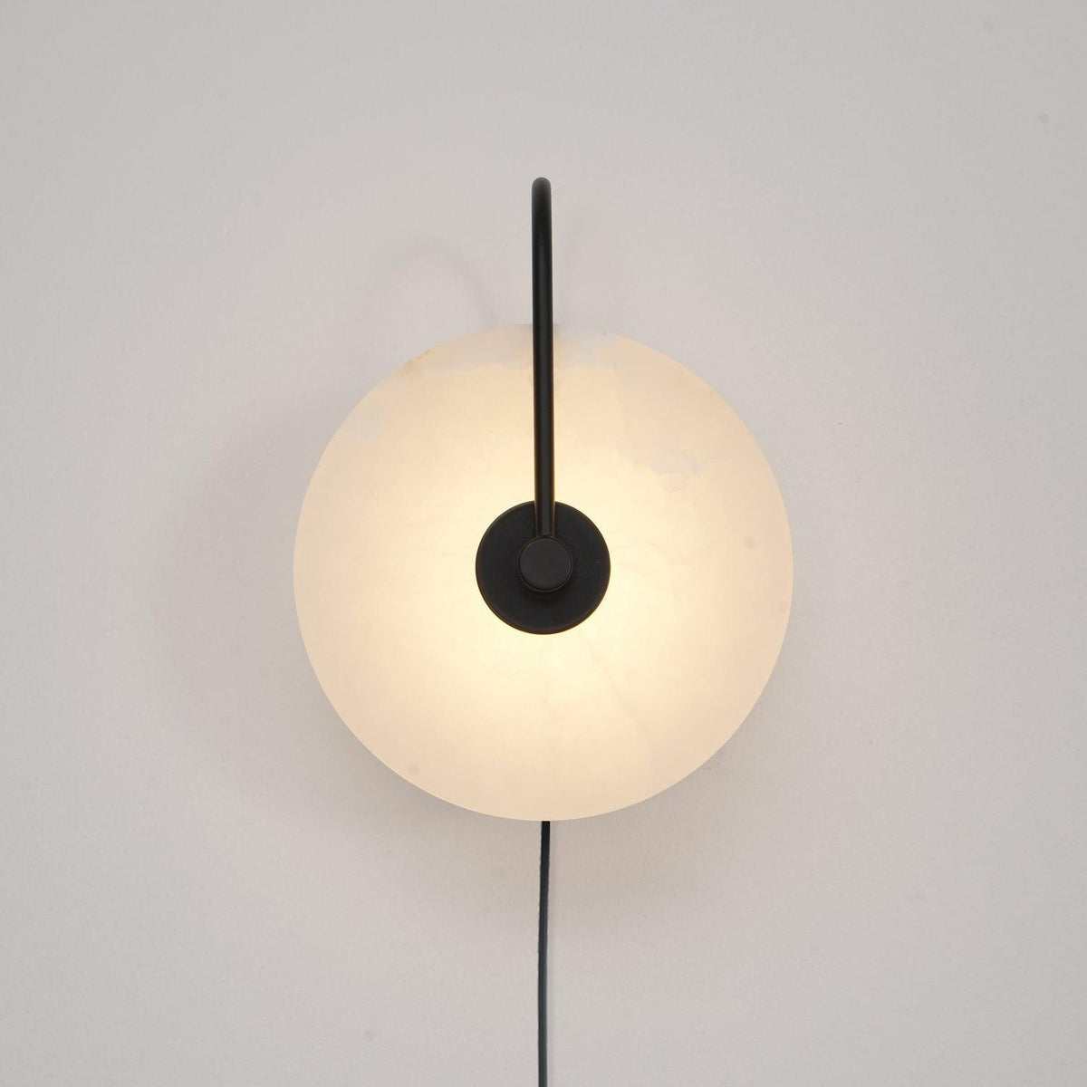 Alabaster Led Plug In Wall Lamp