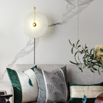 Alabaster Led Plug In Wall Lamp
