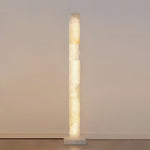 Alabaster Square Column Floor Lamp
